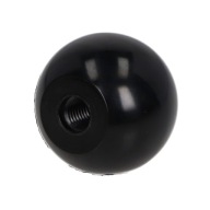 Guľôčkový gombík DIN 319-KU-50-M12-C - plast