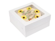 Tortová krabička, biela torta 30x30x15 Cake Box 1 ks