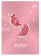 Zápisník Interdruk A5-32 DOUBLE COLOR LINE - Lesk - VODOVÝ MELÓN - VODOVÝ MELÓN