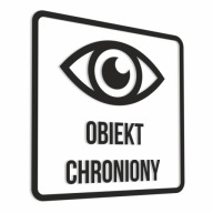 Chránený objekt - nálepka, monitorovanie 10x10
