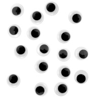 Samolepiace pohyblivé očká na nalepenie 8mm