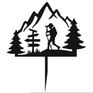 Mountains Topper Traveller, milovník horolezectva PLEXI