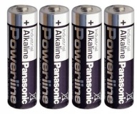 4x AA batérie Panasonic Powerline LR06