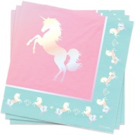 UNICORN NAPKINS - papierový narodeninový jednorožec