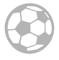 Dekor prívesok, prelamovaná dekorácia BALL futbal j.sz