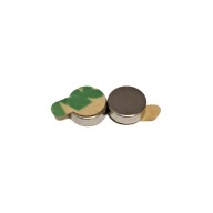 NEODYMOVÝ MAGNET 6x2 mm VALEC S 3M LEPICÍ PÁSOU