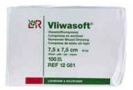 L&R Vliwasoft obklad z netkanej textílie, nesterilný, 7,5x7,5 cm, 100 ks.