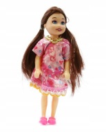 BÁBIKA + ZRKADLO 14cm MINI BÁBIKA S RÔZNYM OBLEČENÍM