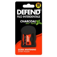 Talianska zubná niť Defend Filo Interdentale Charcoal Menta 50m