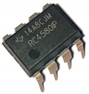 Operačný zosilňovač JRC4580 4580 DIP-8