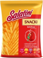 Zdravé kukuričné ​​lupienky Kečup 25 g Salatini