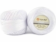 Šnúrka YarnArt Tulip 50 g 250 m farba 401 biela