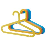 IKEA Bagis farebné detské vešiaky 8 ks.