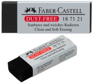 FABER-CASTELL Guma na odieranie v Dust-Free kryte, ČIERNA