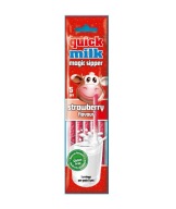 Mliečne slamky s príchuťou Quick Milk Strawberry