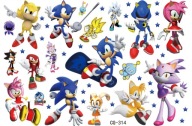 Umývateľné tetovanie pre deti SONIC CG314