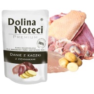 DOLINA NOTECI Prémiové krmivo pre psov Kačica 100g