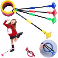 Švihadlo na nohy Hula hoop so svietiacim krúžkom, skladacie
