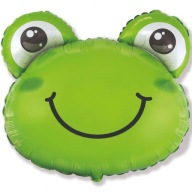 Fóliový BALÓN GREEN FROG balónik ZVIERATKA žaba