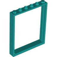 LEGO 42205 RÁM NA OKENNÉ OKNO 1x6x6 tyrkysová NOVINKA (4g)