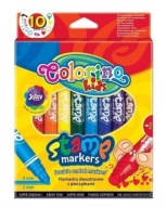 Obojstranné fixky s pečiatkami Colorino, 10 ks