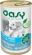 OASY One Protein Puppy Junior stredné / veľké jahňacie jahňacie 400 g