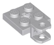 LEGO 2X2 S HÁKOM, HÁK SVETLO SIVÁ 63082