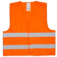 REFLEXNÁ VESTA S POTLAČOU LOGA