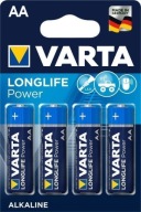 VARTA Longlife Power LR06 LR6 R6 AA batérie 4x