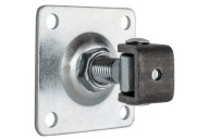 Nastaviteľný pánt M16 s doskou 80x80x3 mm na bránu