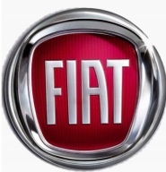 Samolepka s logom Fiat na kľúči s diaľkovým ovládaním 15 mm