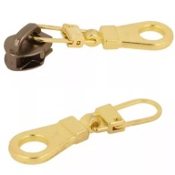 Prívesok na zips, oprava zipsu, 4 cm, zlatý