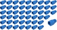 Gumový kryt na zástrčku RJ45, 50 kusov, modrý
