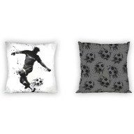 Bavlnená obliečka na vankúš 40x40 pre dieťa, Futbalista, Futbal, na zips