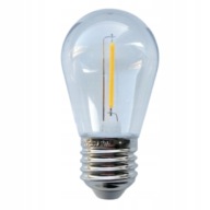 E27 S14 LED žiarovka 0,3W 2700K 3V vlákno