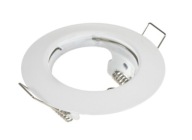 Pevné okrúhle LED svietidlo, biele 008736