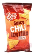 Tortilla chipsy Pikantné chilli 200g Poco Loco