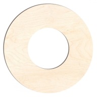 drevená obruč na lapač snov, šírka 15 cm, 40 mm