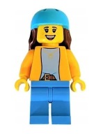 LEGO FIGURE City Woman Scooter Rider cty1594