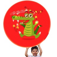 PLÁŽOVÁ LOPTA PRE DETI PVC GUMA BAZÉN MŠ 23cm FARBA ZVIERAT