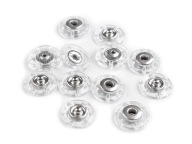 Kovové západky pr. 20mm TRANSPARENTNÉ 1 kus