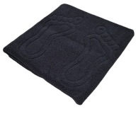 KÚPEĽŇOVÝ UTERÁK NA NOHY YORK 50x70 ČIERNA 650g/m2