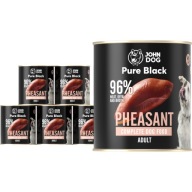 John Dog Pure Black Bažant mokré krmivo 800g
