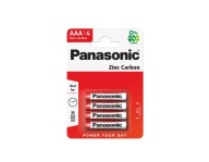 Zinko-uhlíkové AAA batérie Panasonic 4 ks.