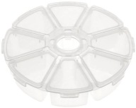 Okrúhly organizér, priemer 10,5 cm, 8 priehradiek, OR5