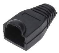 KRYT ZÁSTRČKY RJ-45 RJ45/WP-C*P10 - ČIERNA 10 ks.