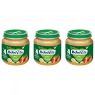 Bobovita Dezert Jablká a banány 4m+ 3x125g