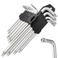 DLHÉ KĽÚČE TORX IMBUS T10 - T50 9 kusov TYP L