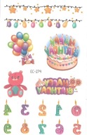 Umývateľné tetovanie pre deti BIRTHDAY EC274