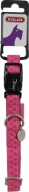 Mac Kožený nastaviteľný golier 10 mm, fuchsiová